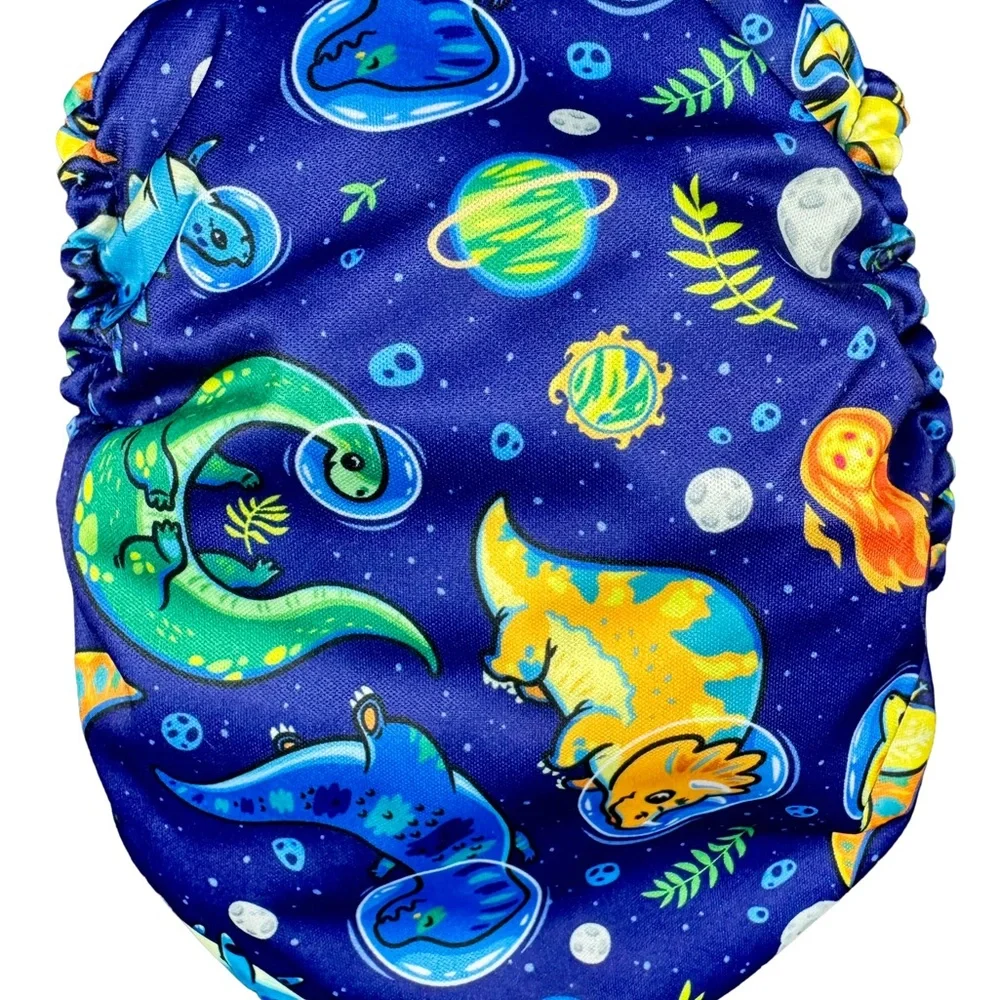Space Animals Kids Diaper Covers - Lot of 4